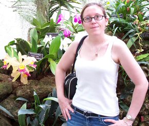Crystal Posed With Orchids.jpg